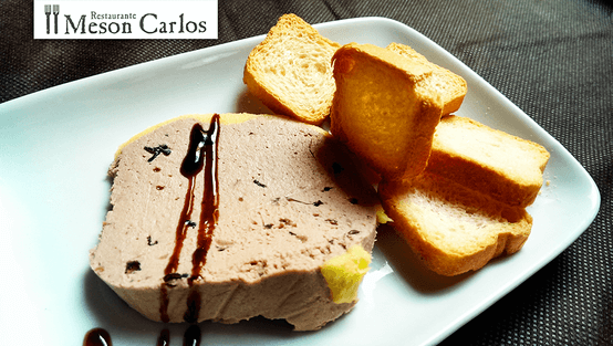 Paté con reducción de Pedro Ximenez - Mesón Carlos